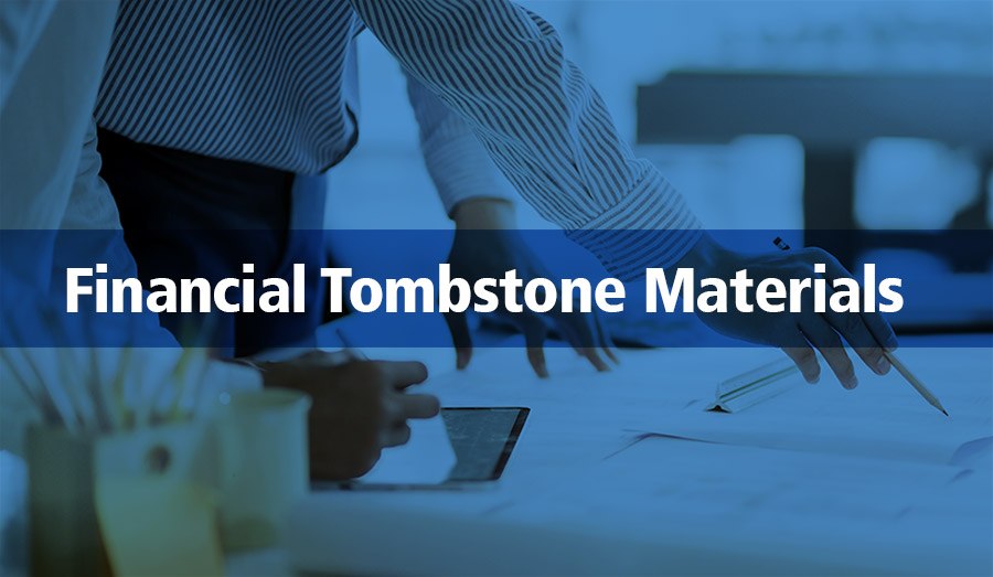Financial Tombstone Materials GoLucites