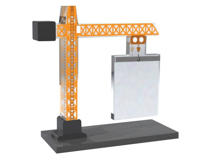 deal toy construction industria crane crystal industrial