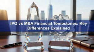 IPO vs M&A Financial Tombstones